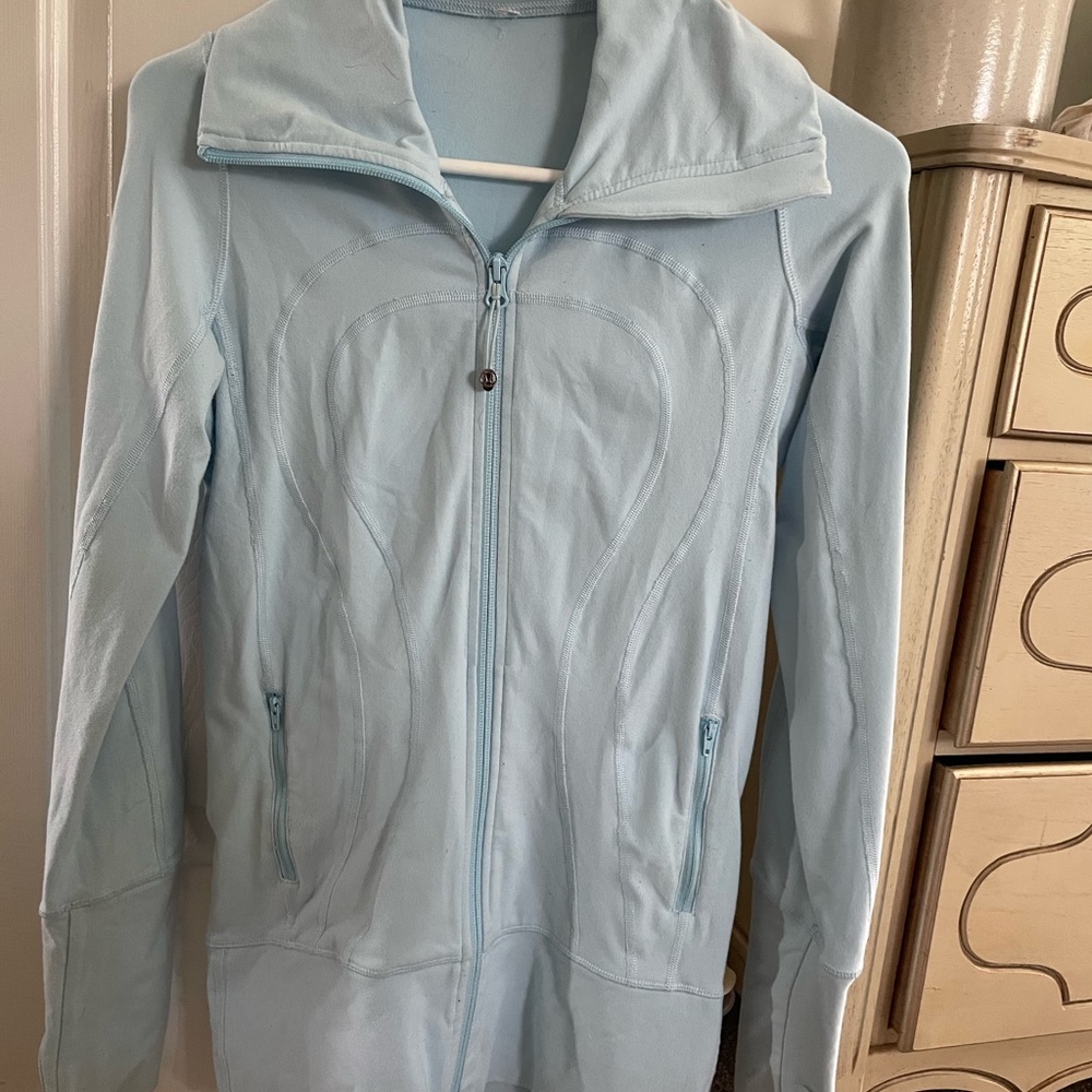 Lululemon define jacket light blue